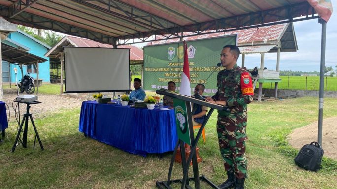 TMMD Reg Ke 118 Kodim 0103/Aut Berikan Sejumlah Penyuluhan Kepada Masyarakat Sawang