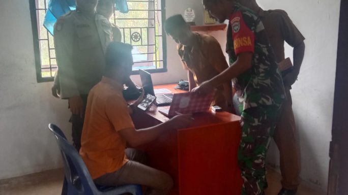 Babinsa Kecamatan Sungai Raya Lakukan Pengecekan Data Geo Demo dan Konsos, Ini Tujuannya.