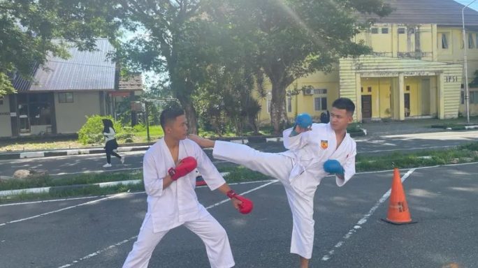 PRAJURIT BRIGIF 25/SIWAH SIAP BERLAGA DI OPEN KARATE CHAMPIONSHIP PANGDAM ISKANDAR MUDA 2023 DI BANDA ACEH