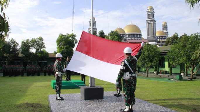 Kodim 0108/Agara Gelar Upacara Bulanan