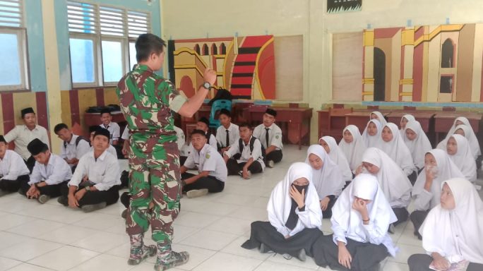 Sosialisasi Bahaya Narkoba Terus Digencarkan Ke Sekolah, Sebagai Sasaran Non Fisik TMMD