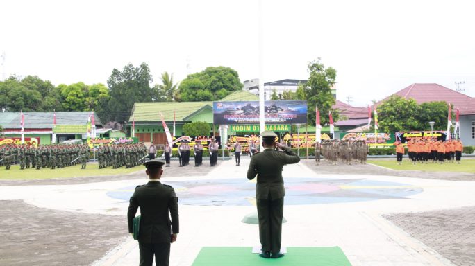 Kodim 0108/Agara Laksanakan Upacara Peringati HUT TNI ke-78