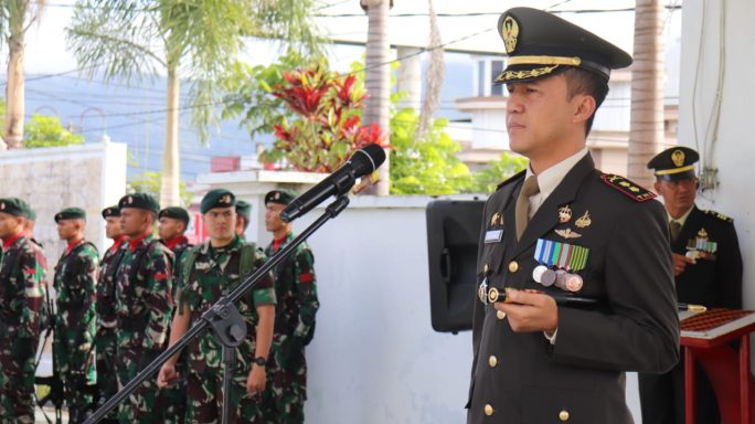 Menjelang HUT TNI Ke -78 Kodim 0106/ Ateng Gelar Ziarah Dan Tabur Bunga.