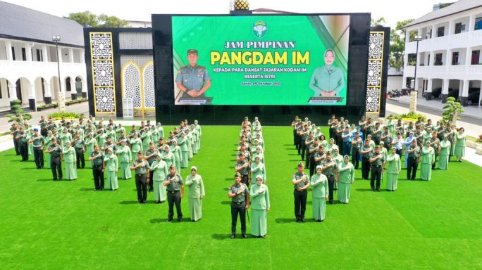 Pangdam IM gelar acara tatap muka dengan para Komandan Satuan beserta Isteri Jajaran Kodam Iskandar Muda.