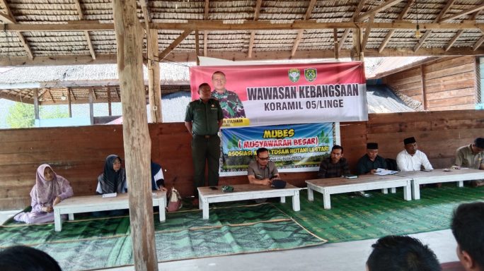 Tanamkan Cinta Tanah Air, Koramil 05/ Linge Berikan Wawasan Kebangsaan