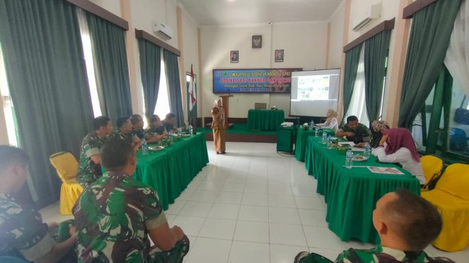 Anggota Dan Persit Kodim 0117/Aceh Tamiang Menerima Sosialisasi oleh Lembaga Peduli Kesehatan Indonesia (LPKI)