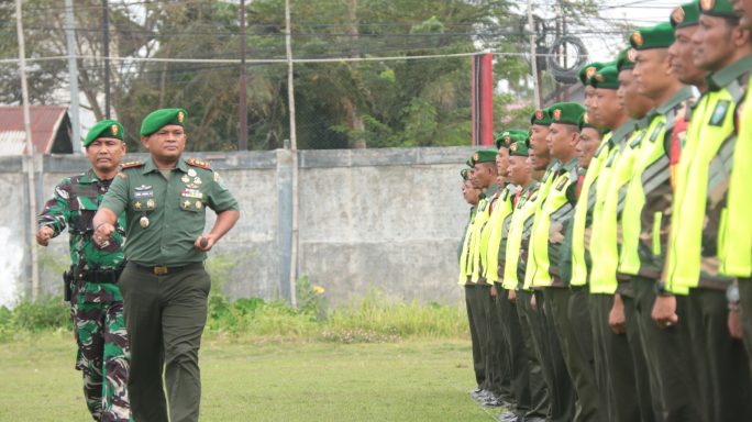 Dandim 0102/Pidie Pimpin Apel Gelar Pasukan Dalam Rangka Kesiapan Pemilu Serentak Tahun 2024