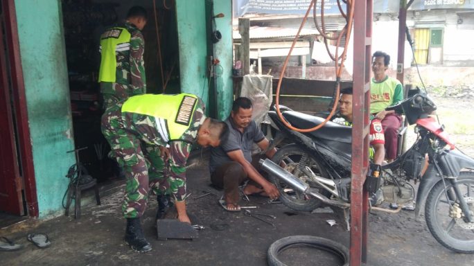 Babinsa Tumbuhkan Kedekatan Hubungan Emosional dengan Warga Binaan