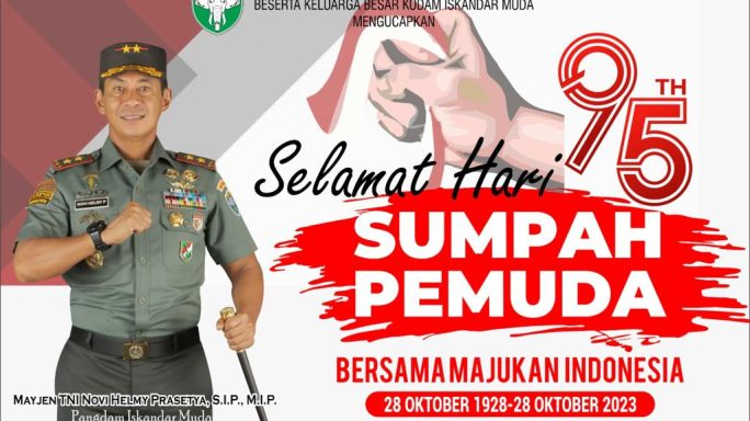 SELAMAT HARI SUMPAH PEMUDA BERSAMA MAJUKAN INDONESIA