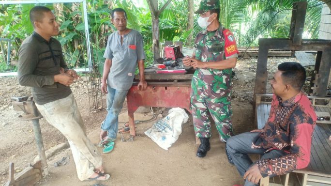 Wujudkan Keakraban Babinsa Kodim 0103/Aceh Utara Komsos Dengan Warga Binaan