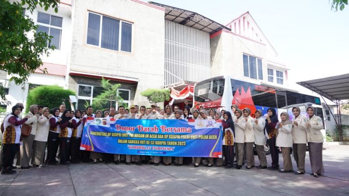 Peringati HUT KORPRI Ke-52 Tahun 2023, PNS TNI AD Kodam Iskandar Muda melaksanakan Kegiatan Donor Darah Serentak secara Nasional.