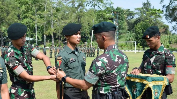 Komandan Batalyon Infanteri 113/JS Pimpin Upacara Korps Kenaikan Pangkat Periode 1 Oktober 2023.