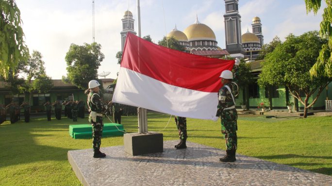 Kodim 0108/Agara Laksanakan Upacara Bemdera Mingguan
