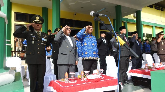 Peringati Hari Pahlawan Tahun 2023, Kodim 0117/Aceh Tamiang Ikuti Upacara di Kab. Atam