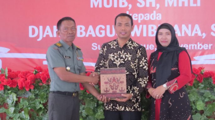 Kasdim 0116/Nagan Raya Hadiri Sertijab Kajari Nagan Raya