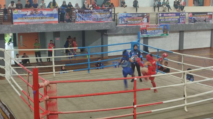 Turnamen Muaythai Se – Aceh Piala Dandim 0105/Abar Memasuki Babak Final