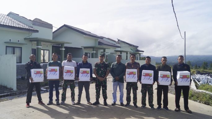 Letkol Kav Ino Dwi, Berikan Motifasi dan Semangat Kepada Warga Kodim Pasca Bencal Angin Puting Beliung