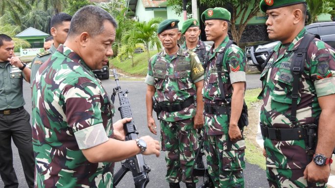 Danrem 011/Lilawangsa Cek Dan Verifikasi Kodim 0117/Aceh Tamiang