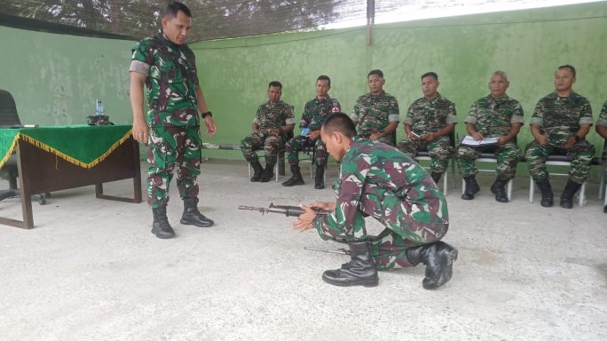 Danrindam IM tinjau kegiatan latihan Siswa Dikjurta If Gel I TNI AD TA 2023