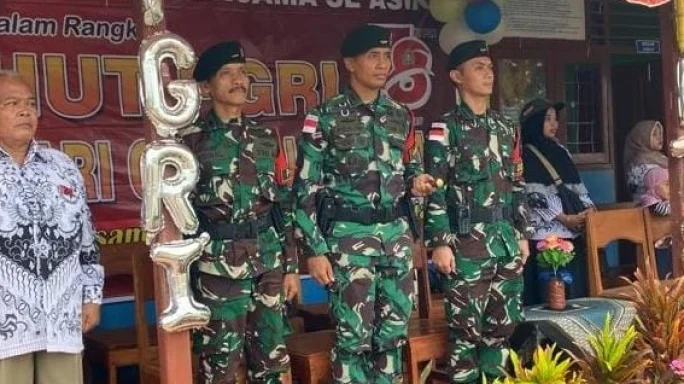 Ini Yang Disampaikan Dansatgas Pamtas Statis RI-PNG Yonif 111/KB Pada Peringatan HUT PGRI Dan Hari Guru Nasional ( HGN) Yang Ke 78 