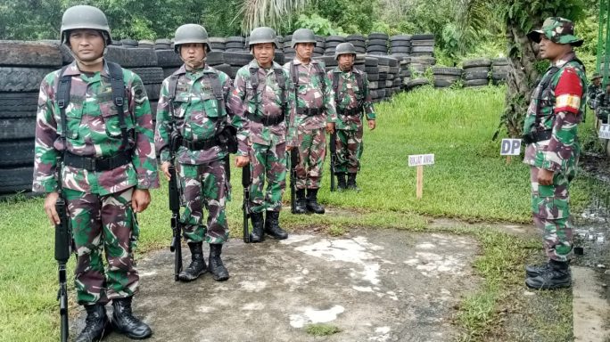 Gelar Latihan Menembak, Dandim 0105/Abar : Tidak Ada Prajurit Yang Hebat, Yang Ada Prajurit Terlatih