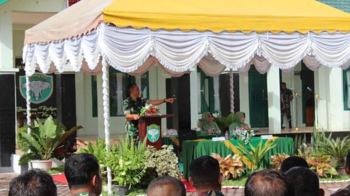 Danrem 012/Teuku Umar Beri Arahan Sekaligus Pamitan Kepada Personil Kodim 0118/Subulussalam