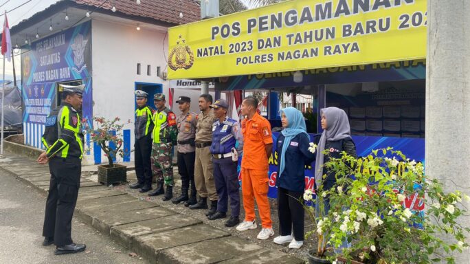 Ciptakan Rasa aman dan nyaman Personil Kodim 0116/Nagan Raya Laksanakan Pam Nataru