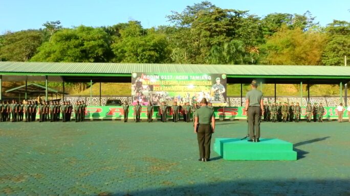 Hari Yang Bermakna. Kodim 0117/Aceh Tamiang Dan Pemda Upacara Peringatan Hari Bela Negara ke-75 Tahun 2023
