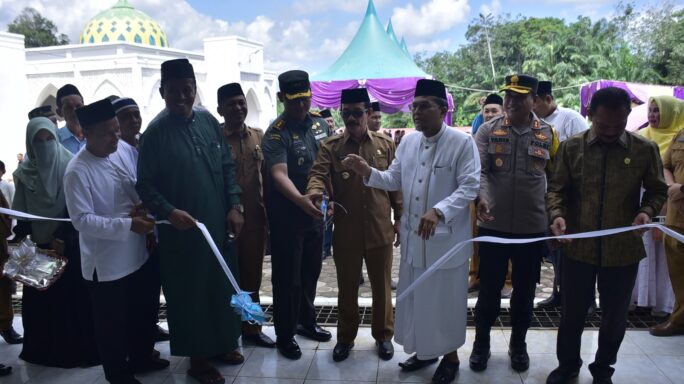 Dandim 0117/Aceh Tamiang Hadiri Peringatan Maulid Nabi Muhammad SAW 1445 H Sekaligus Peresmian Dayah Arrisalah