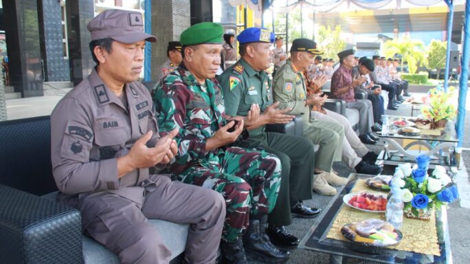 Pasi Intel Kodim 0108/Agara Hadiri Apel Gelar Pasukan Operasi Lilin Seulawah Nataru