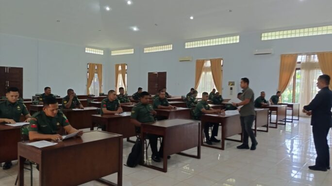 Rindam IM adakan Kegiatan Penelitian Personel (Litpers) Jabatan Strategis