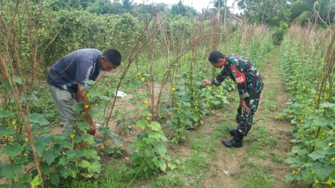 Babinsa Koramil 04/MRB Berikan Suntikan Semangat Dan Motivasi