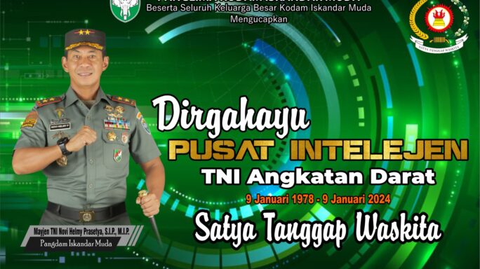 DIRGAHAYU PUSAT INTELEJEN TNI ANGKATAN DARAT SATYA TANGGAP WASKITA