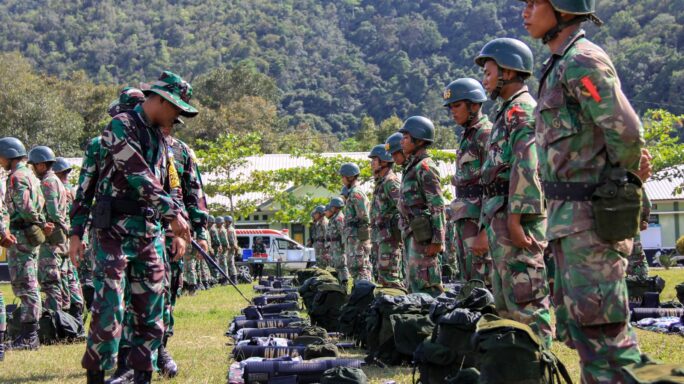 Dansecaba Rindam IM Pimpin Apel Gelar Kesiapan Aplikasi Olah Yudha Prodi Dikmaba TNI AD TA 2023
