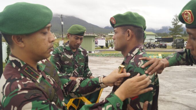 Dandim Terima 5 Prajurit Baru