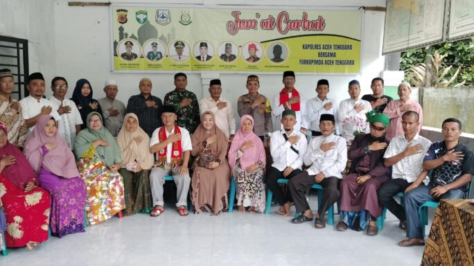 Dandim 0108/Agara Hadiri Jumat Curhat Di Kecamatan Badar
