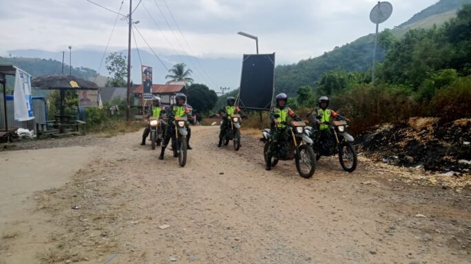Pemilu Semakin Dekat Babinsa Genjar Laksanakan Patroli Jaga Keamanan Wilayah Binaan
