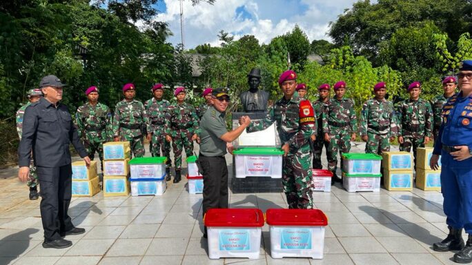 Kasdam IM Bersama Kapolda Aceh Patroli Udara.