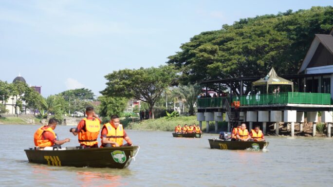 Kodam IM Laksanakan uji fungsi Boat PE 15 PK.