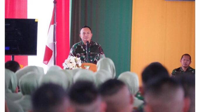 DANREM 012/TU MELAKSANAKAN KUNJUNGAN KERJA (KUNKER) PERDANA KE BATALYON INFANTERI 117/KY