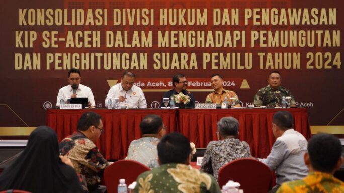 Kapendam IM menjadi Narasumber di acara Konsolidasi Divisi Hukum dan Pengawasan KIP Se Aceh.