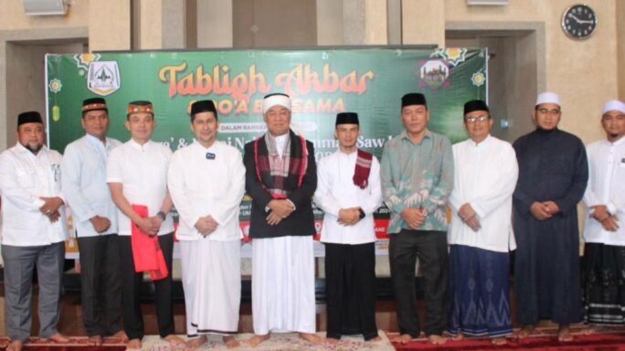 Kodim 0108/Agara Hadiri Tabliqh Akbar Peringati Isra’ Mi’raj Nabi Muhammad SAW 1445 H/2024 M