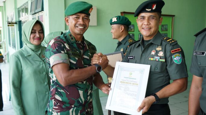 Dandim 0103/Aceh Utara Pimpin Pelepasan Tiga Perwira Pindah Satuan