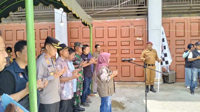 Dandim 0105/Abar Diwakili Pasi Ops Hadiri Lounching Distribusi Logistik Pemilu Tahun 2024
