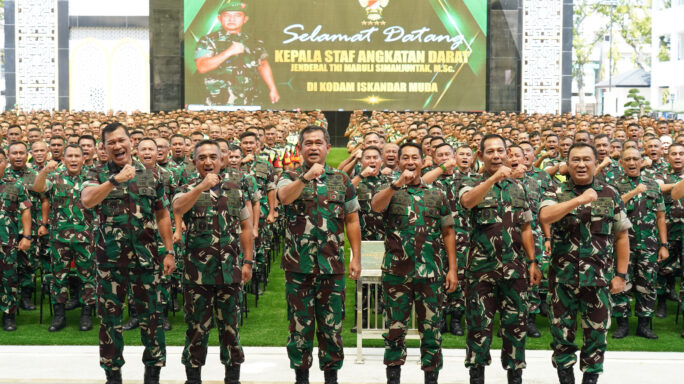 Kunjungan Kepala Staf Angkatan Darat ke Wilayah Kodam IM.