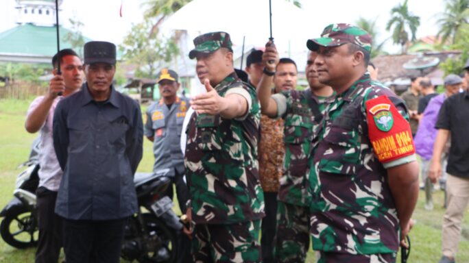 Pastikan Pemilu Aman dan Damai: Danrem 011/LW dan Dandim 0104/Atim Bersama Unsur Forkopimda Tinjau TPS di Wilayah Kodim 0104/Atim