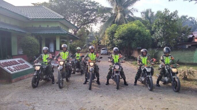 Pemilu Telah Usai Babinsa Laksanakan Patroli Monitor Perkembangan Situasi Wilayah Binaan