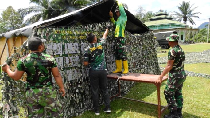 Satgas TMMD Reguler ke – 119 Kodim 0117/Aceh Tamiang Siapkan Posko TMMD