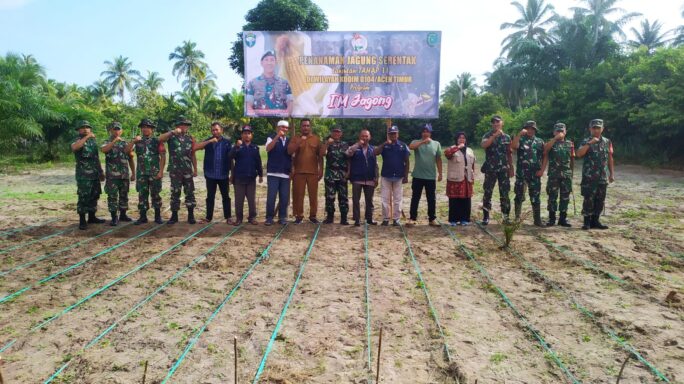 Kodim 0104/Atim melanjutkan Program I’M Jagong guna mendukung Ketahanan Pangan