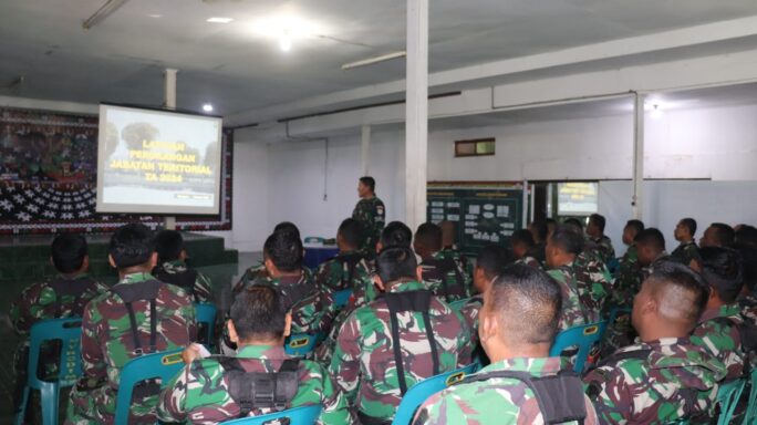 Tingkatkan Kesiapan Prajurit Kowil, Kodim 0106/Ateng Gelar Latorjab